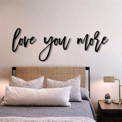 love you more metal box signs|Amazon.com: I Love You  Sign.